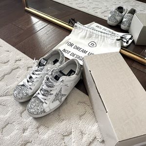 Golden Goose Superstar Glitter shoes